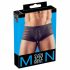 Boxer Maschile Sexy Trasparente a Righe (Nero)  - M