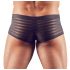 Boxer trasparente a righe (nero) - M