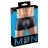 Boxer da uomo Svenjoyment con strass e doppia zip (nero) 