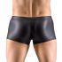 Boxer da uomo Svenjoyment con strass e doppia zip (nero) 