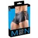 Boxer maschile Svenjoyment con laccetti laterali e zip frontale (nero) 