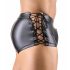 Boxer maschile Svenjoyment con laccetti laterali e zip frontale (nero) 