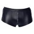 Boxer maschile Svenjoyment con laccetti laterali e zip frontale (nero) 