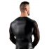 Maglia maschile manica lunga con anelli e catene Svenjoyment (nera) 