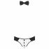 Tanga da cameriere per uomini di Svenjoyment - Set costume in bianco e nero 