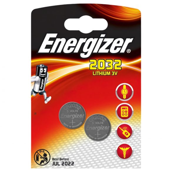 Energizer batteria a bottone CR2032 (2 pezzi)