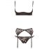 Set di Lingerie Sexy Classica in Pizzo Nero - Cottelli 