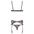 Set di Lingerie Sexy Classica in Pizzo Nero - Cottelli 