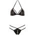 Set di Intimo Trasparente in Pizzo per Donne - Cottelli (nero)  - M