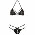 Set di Intimo Trasparente in Pizzo per Donne - Cottelli (nero)  - M