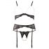 Abierta Fina - set intimo in pizzo con perline - M