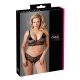 Set intimo in pizzo fine taglie forti Cottelli (nero) 