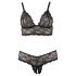 Cottelli Taglie Forti - set di reggiseni in fine pizzo (nero)