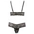 Cottelli Taglie Forti - set di reggiseni in fine pizzo (nero)