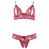 Cottelli - Set Reggiseno Seducente in Pizzo (rosso) 