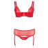 Cottelli Taglie Forti - Set Intimo Duo Modulabile (rosso) 