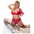 Cottelli Taglie Forti - Set Intimo Duo Modulabile (rosso)  - 90D/XL