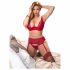 Cottelli Taglie Forti - Set Intimo Duo Modulabile (rosso)  - 90D/XL