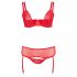 Cottelli Taglie Forti - Set Intimo Duo Modulabile (rosso)  - 90D/XL