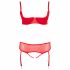 Cottelli Taglie Forti - Set Intimo Duo Modulabile (rosso)  - 90D/XL