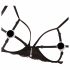 Abierta Fina - Set di Reggiseni in Pizzo Scintillante (nero)  - XL