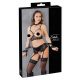 Set di Lingerie con Dettagli Bondage e Pizzi di Cottelli (5 pezzi)  - M