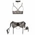 Set di Lingerie con Dettagli Bondage e Pizzi di Cottelli (5 pezzi)  - M