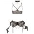 Set di Lingerie con Dettagli Bondage e Pizzi di Cottelli (5 pezzi)  - L