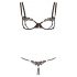 Set Reggiseno Brillante Ricamato Cottelli (nero) 