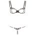 Set Reggiseno Brillante Ricamato Cottelli (nero) 