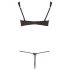 Set Reggiseno Brillante Ricamato Cottelli (nero) 