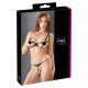 Set Reggiseno Brillante Ricamato Cottelli (nero)  - M