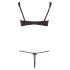 Set Reggiseno Brillante Ricamato Cottelli (nero)  - M