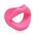 Ida Leather - ball gag aperto (rosa)