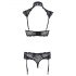 Cottelli - Set di reggiseno in pizzo con colletto (nero)