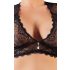 Set Intimo Plus Size in Pizzo con Strass Cottelli (nero)  - 2XL