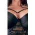 Cottelli Taglia Forte - reggiseno a fascia in pizzo (nero)