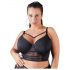 Cottelli Taglia Forte - reggiseno a fascia in pizzo (nero) - 90D