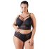 Reggiseno con lacci e pizzo Cottelli Taglie Forti (nero)  - 90D