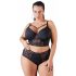 Reggiseno con lacci e pizzo Cottelli Taglie Forti (nero)  - 85E