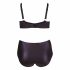 Cottelli Taglie Forti - reggiseno e slip incrociati (nero)