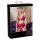 Set di Lingerie Rosso Scintillante con Catene di Strass - Abierta Fina  - L