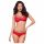 Set Intimo in Pizzo con Rose e Spalline Obsessive 860-SET-3 (Rosso) 