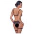 Cottelli - Body Decorativo con Cinghie e Catene (Nero)  - M