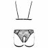 Cottelli - Body Decorativo con Cinghie e Catene (Nero)  - M