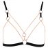 Cottelli - Harness decorativo a catena, 2 pezzi (nero) - L