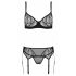 Set Intimo Foglia di Passione Eco - Nero 