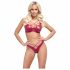 Cottelli Party - set reggiseno effetto lucido (rosso)