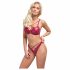 Cottelli Party - set reggiseno effetto lucido (rosso)