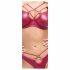 Cottelli Party - set reggiseno effetto lucido (rosso)